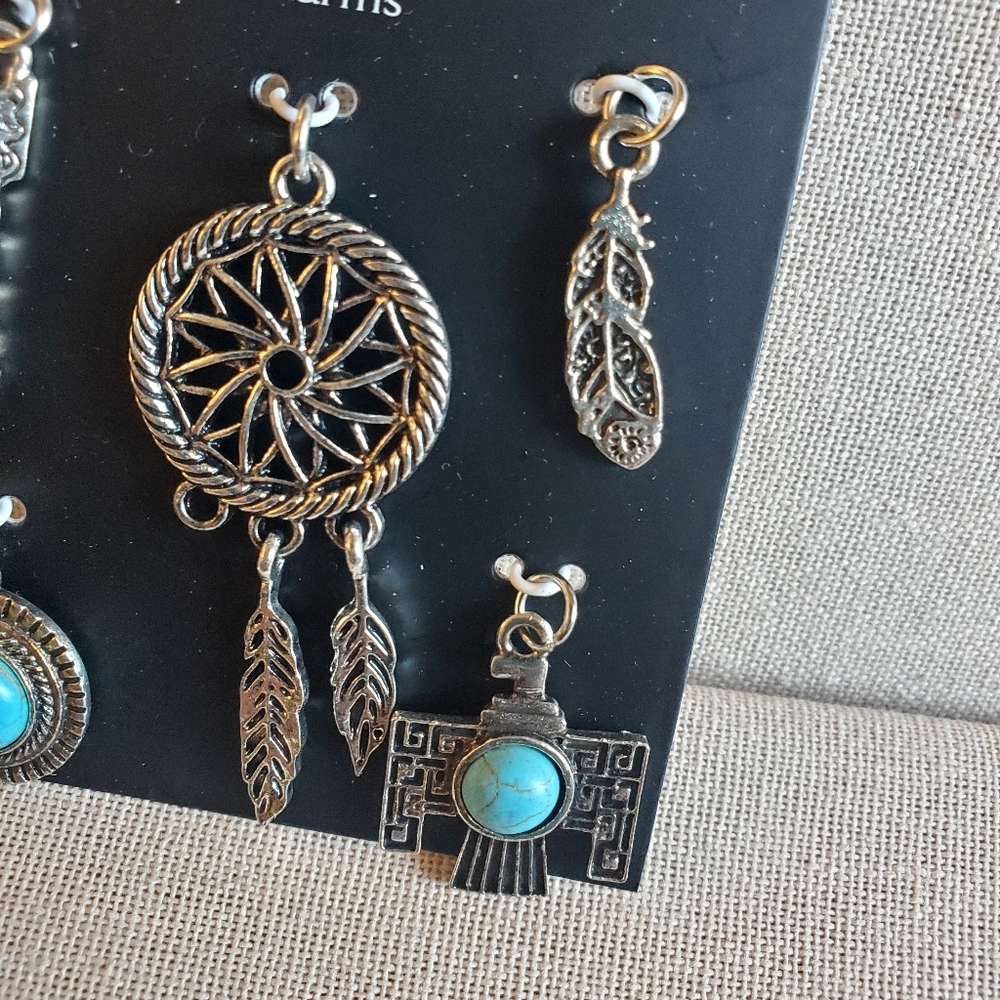5 pc Native American Charm Set - Picture 4 of 5